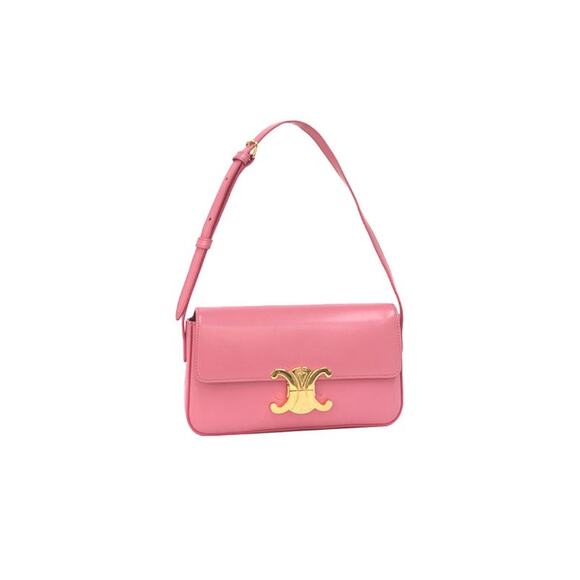 CELINE Pink Triope Shoulder Bag A-A25698 - Picture 2 of 12